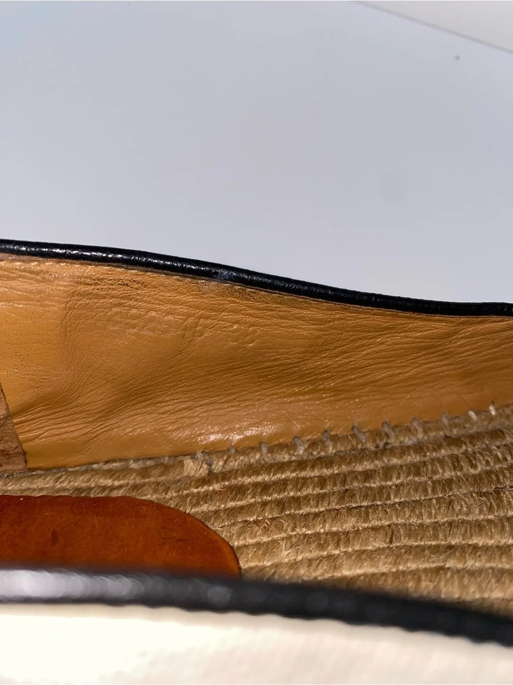 Gucci slip espadrille